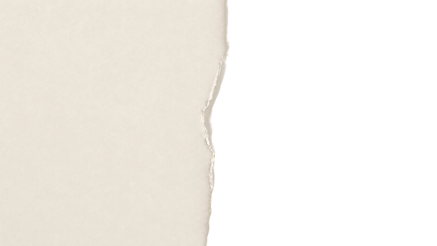 Torn paper opening, light coming through the tear