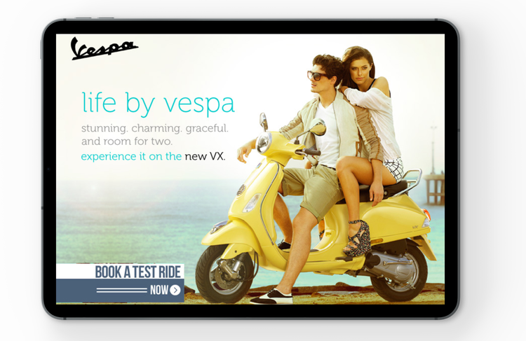 Vespa — Digital Banner 2