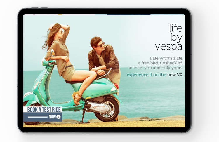 Vespa — Digital Banner 3