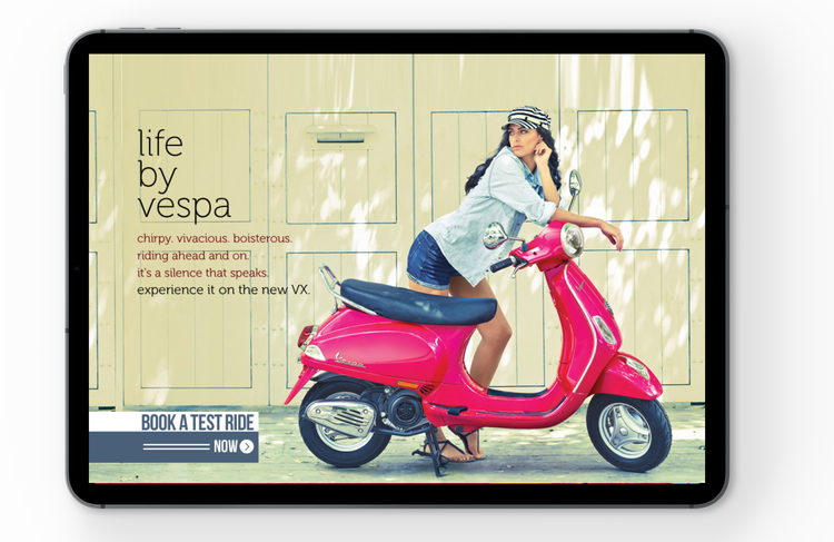 Vespa — Digital Banner 1